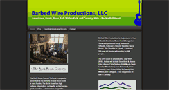 Desktop Screenshot of barbedwire-music.com